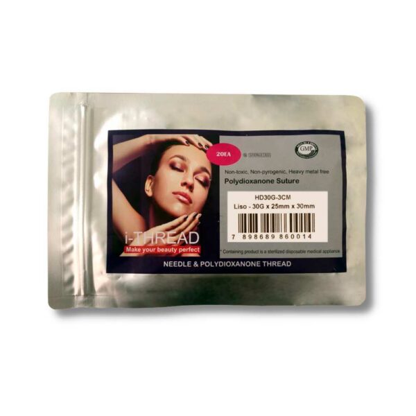 Fios de PDO i-THREAD Liso agulha 30G - 25x30mm - Image 2